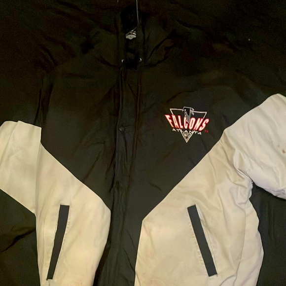 Vintage NFL logo Atlanta falcons coat 80s - Picture 1 of 3